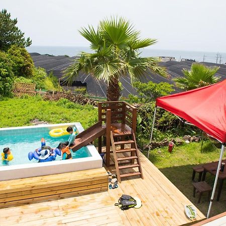 Jeju Sunflower Pension Seogwipo Dış mekan fotoğraf
